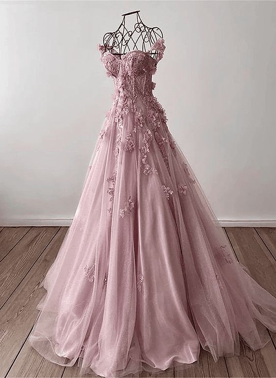 A-Line Prom Dresses Elegant Dress Formal Sweep / Brush Train Sleeveless Sweetheart Tulle with Pleats Sequin Appliques fg4690 - Image 5