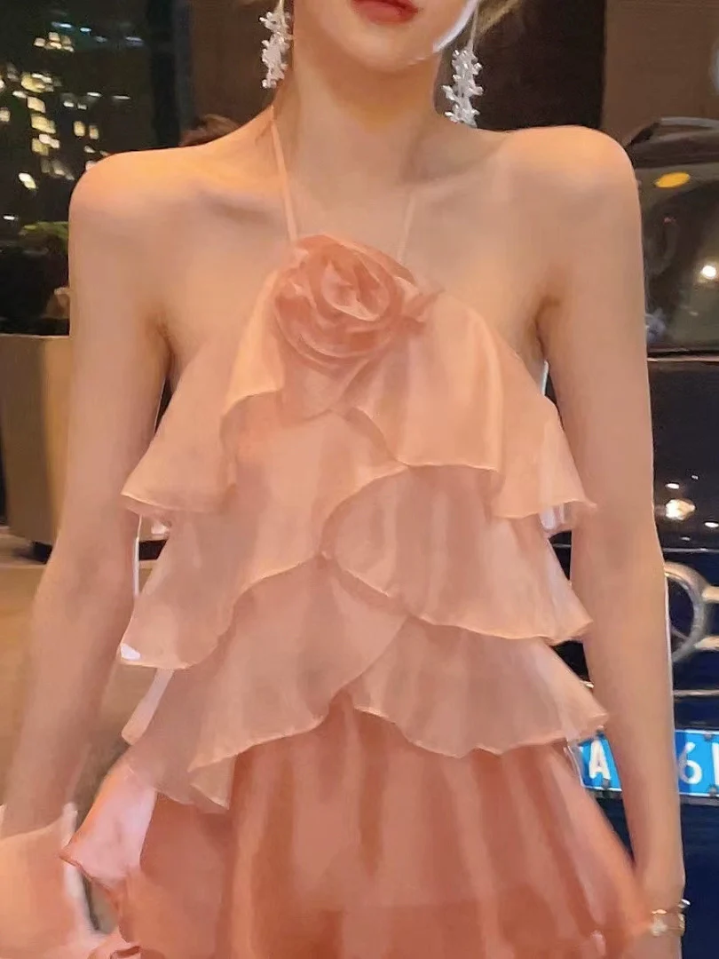 A Line Halter Short Evening Dress Cocktail Dresses Short Birthday Party Dress fg7885 - Image 2