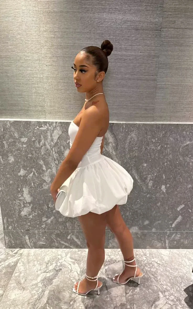A Line White Homecoming Dress Short Evening Dress Cocktail Dresses Short Party Dress fg7919
