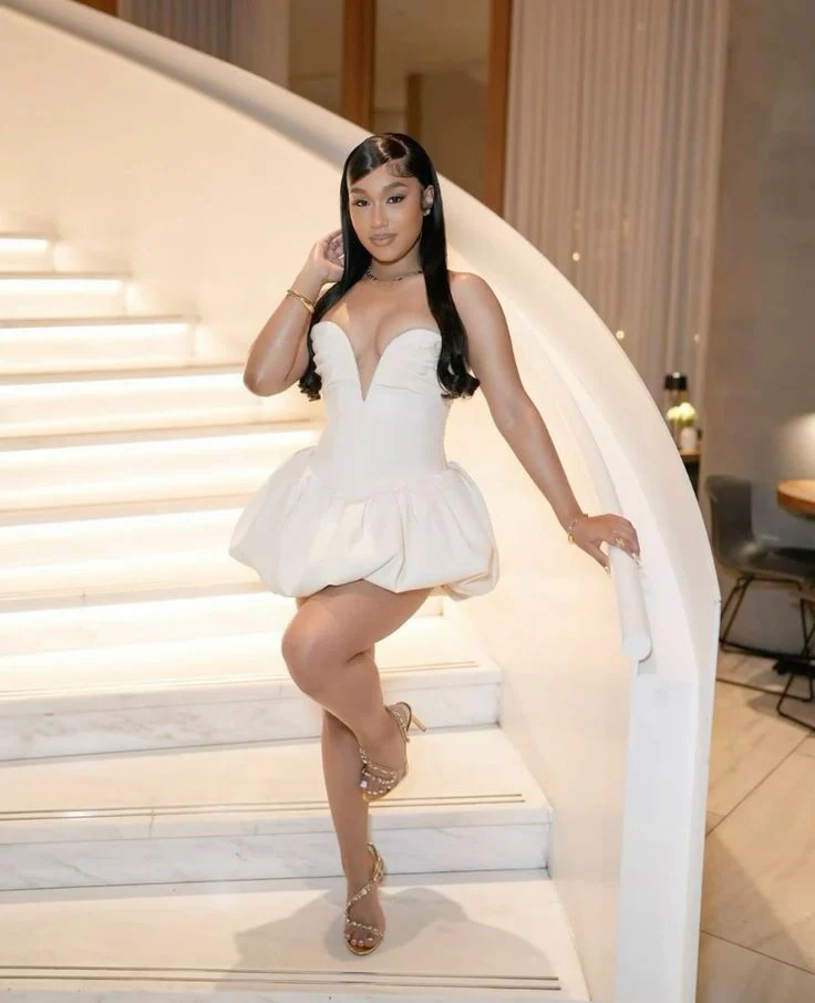 A Line White Homecoming Dress Short Evening Dress Cocktail Dresses Short Party Dress   fg7930 - Image 2