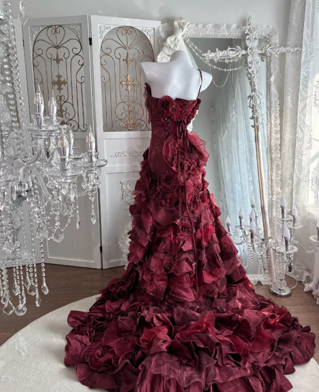 Ball Gown Burgundy Sweet 16 Dress Quinceanera Dresses fg8642 - Image 2