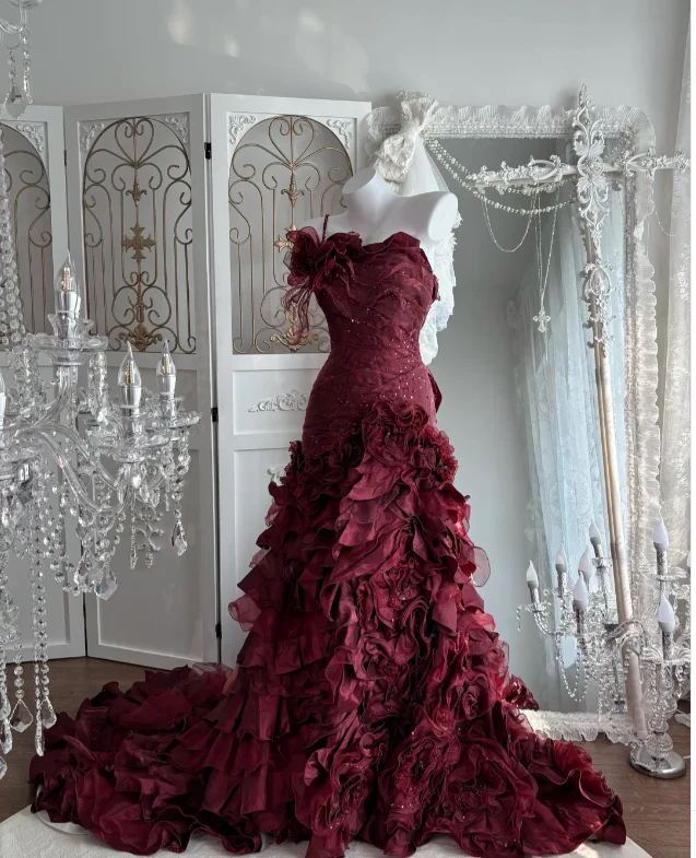 Ball Gown Burgundy Sweet 16 Dress Quinceanera Dresses fg8642 - Image 4