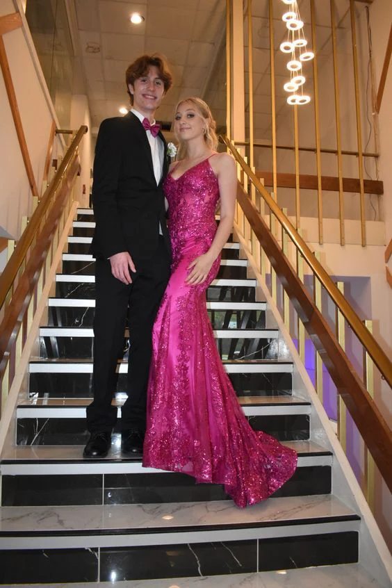 Beautiful Lace Mermaid Prom Dress Formal Party Dress Prom Dress         fg4332 - Image 3