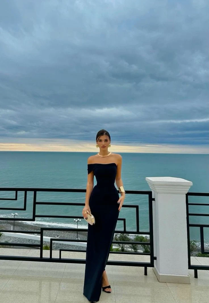 Black Evening Dresses Sexy Formal Party Dress fg5519 - Image 2