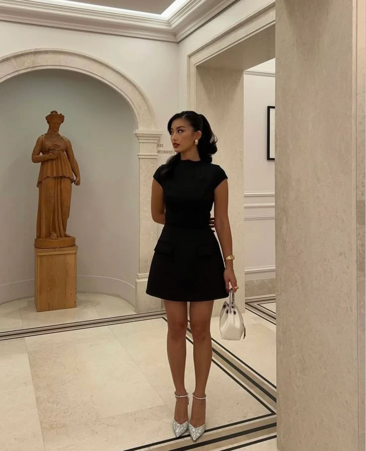 Black Homecoming Dress Short Evening Dress Cocktail Dresses Short Party Dress   fg7952 - Image 3