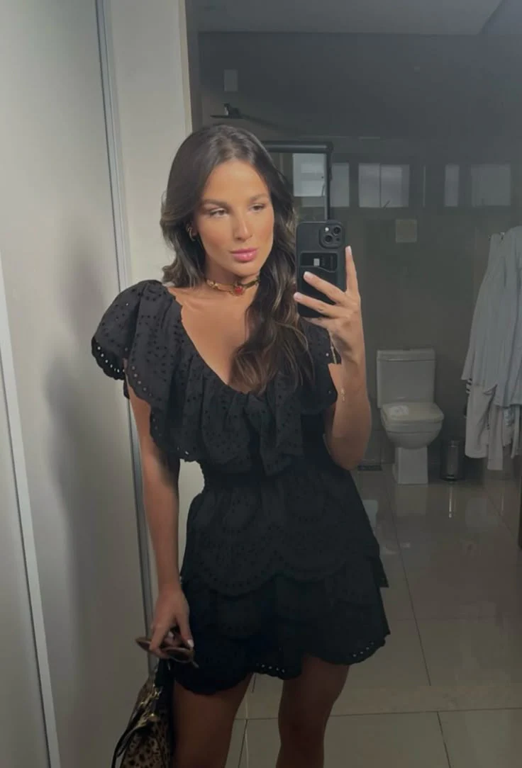 Black Lace Sexy Homecoming Dress Short Evening Dress Cocktail Dresses Short Party Dress   fg7968 - Image 2