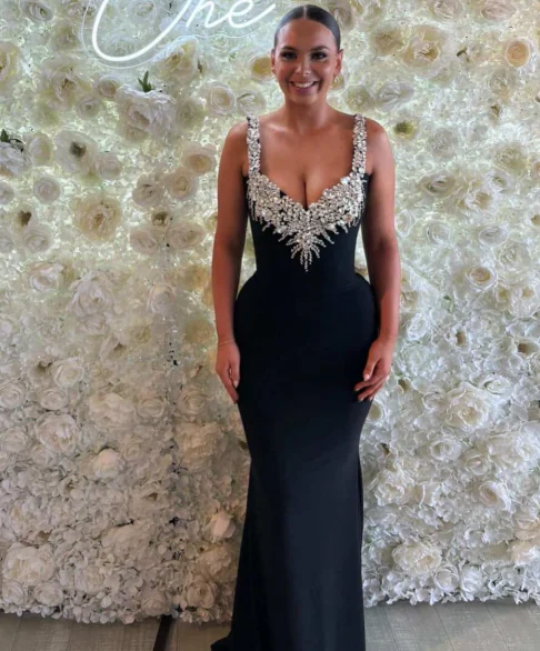 Black Mermaid Sexy Long Formal Dress Evening Party Dresses fg7763 - Image 10