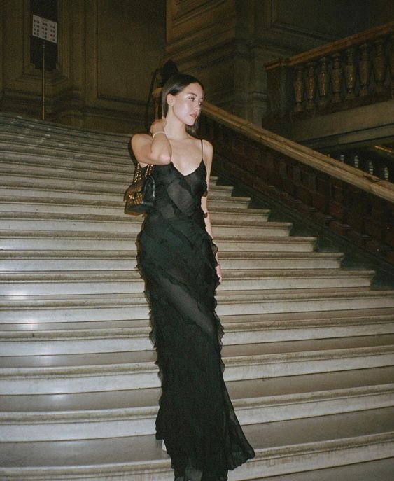 black party dress, birthday dress, fashion prom dress fg2897 - Image 2