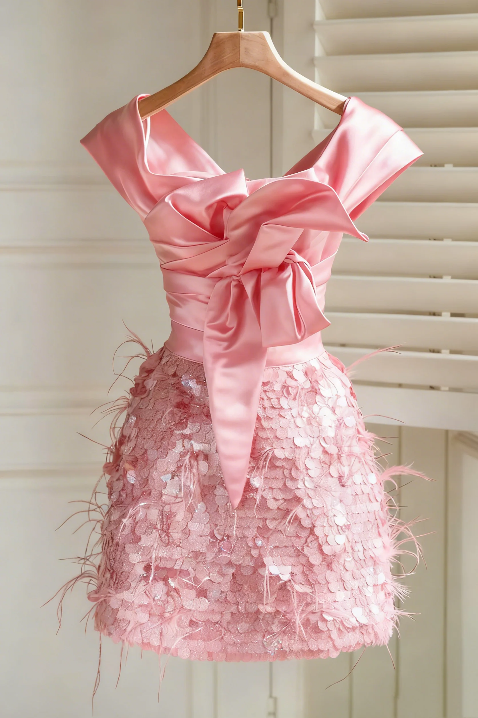 Black Short Party Dress Homecoming Dress      fg2318 - Image 3