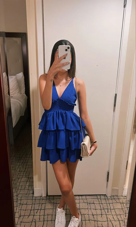 Casual Dresses Women A-line Party Sexy Homecoming Dress       fg5573 - Image 2