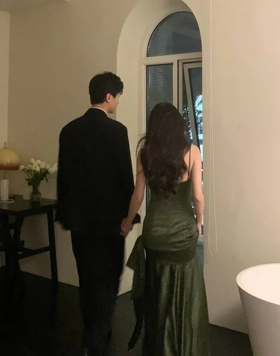 Dark Green Long Prom Dress,Graduation Dress,Party Dress fg4378 - Image 2