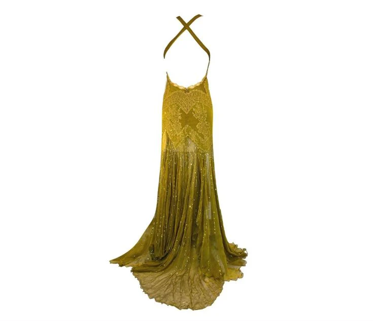 Elegant Green Straps Sleeveless Mermaid Prom Dresses      fg745 - Image 3
