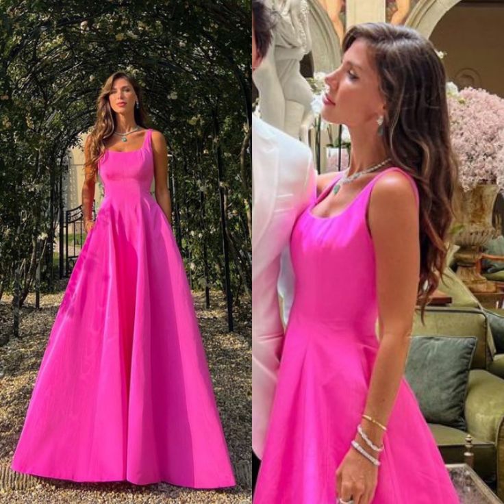 Elegant Hot Pink Long Prom Dresses     fg2343 - Image 5