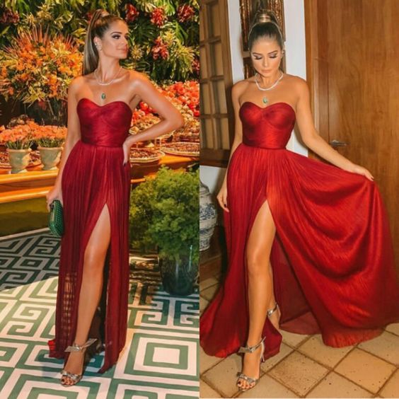 Fashion Red Prom Dresses Long Sexy Prom Dress   fg2831 - Image 4