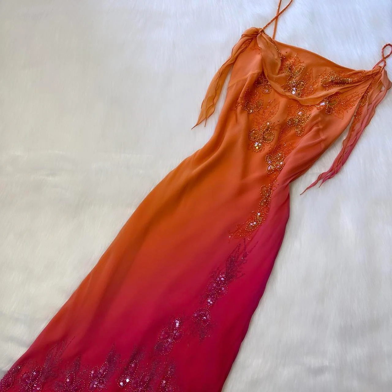 Gorgeous Spaghetti Straps Beading Charming Vintage Evening Dress, Homecoming Dress,Sexy Party Dress fg5582 - Image 7