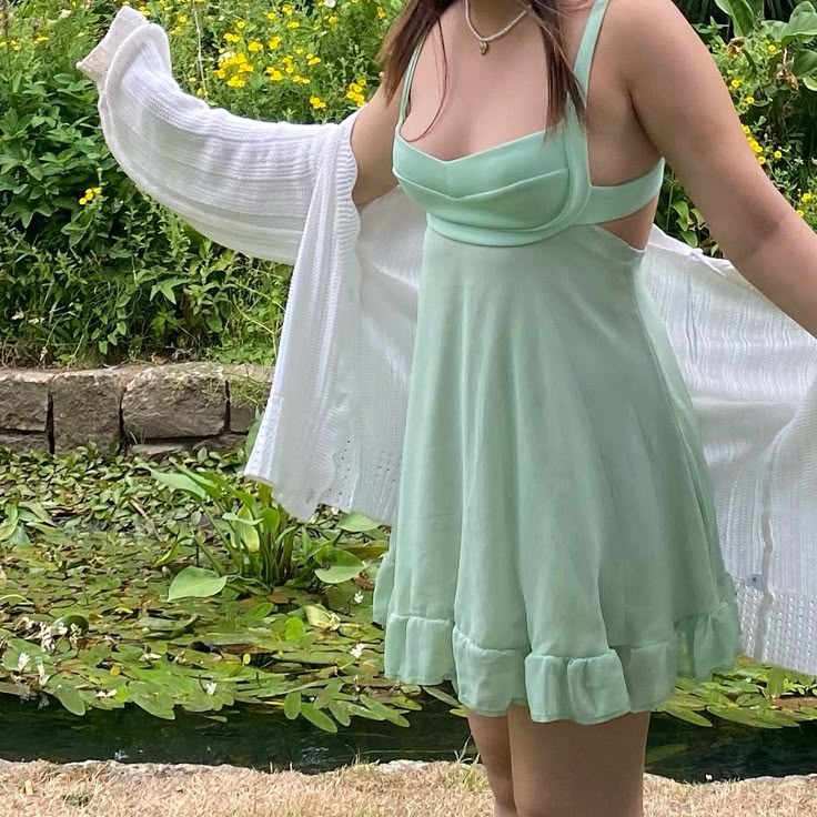 Green Birthday Dress Homecoming Dress Short Party Dress fg7743 - Image 6