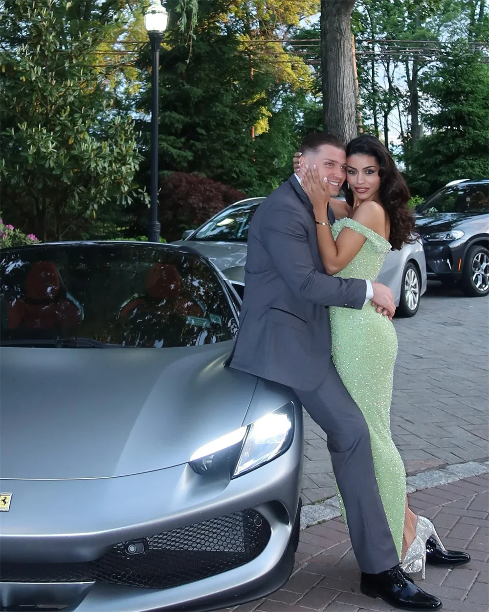 Green Elegant Long Party Dress Prom Dress New Arrive Mermaid Evening Dress fg8020 - Image 9
