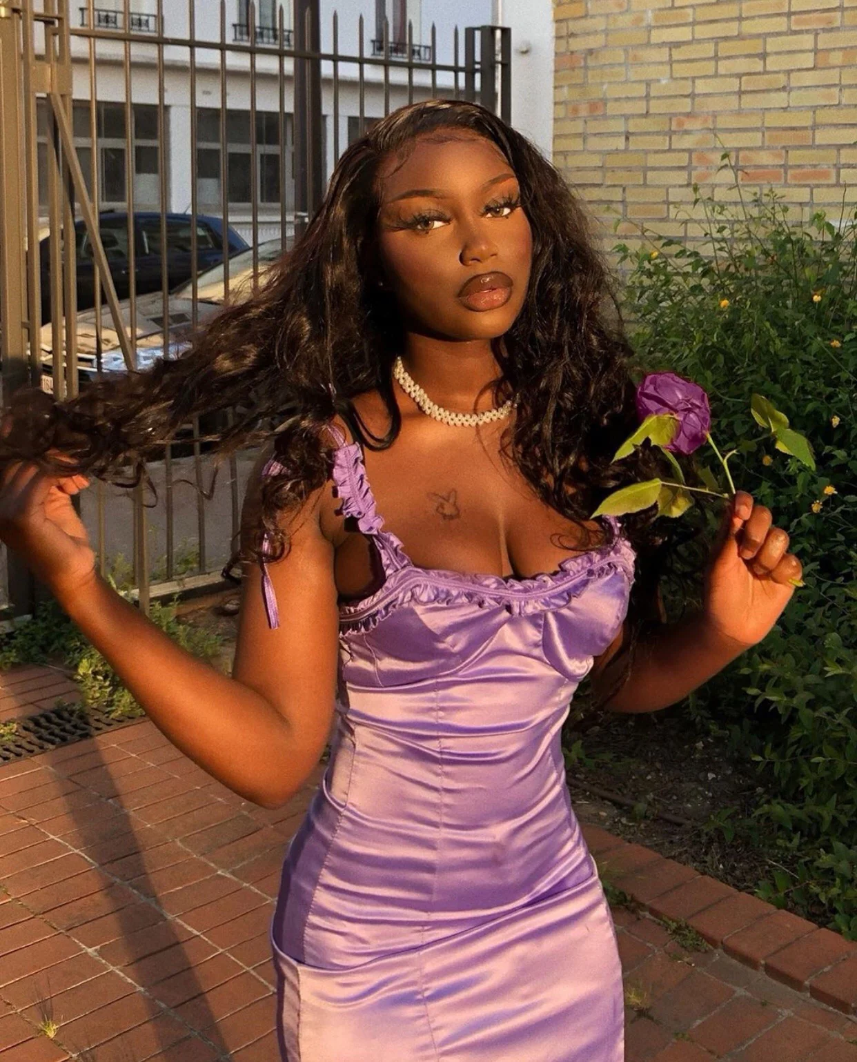 lavender short homecoming dress , sexy homecoming dress fg3483 - Image 3
