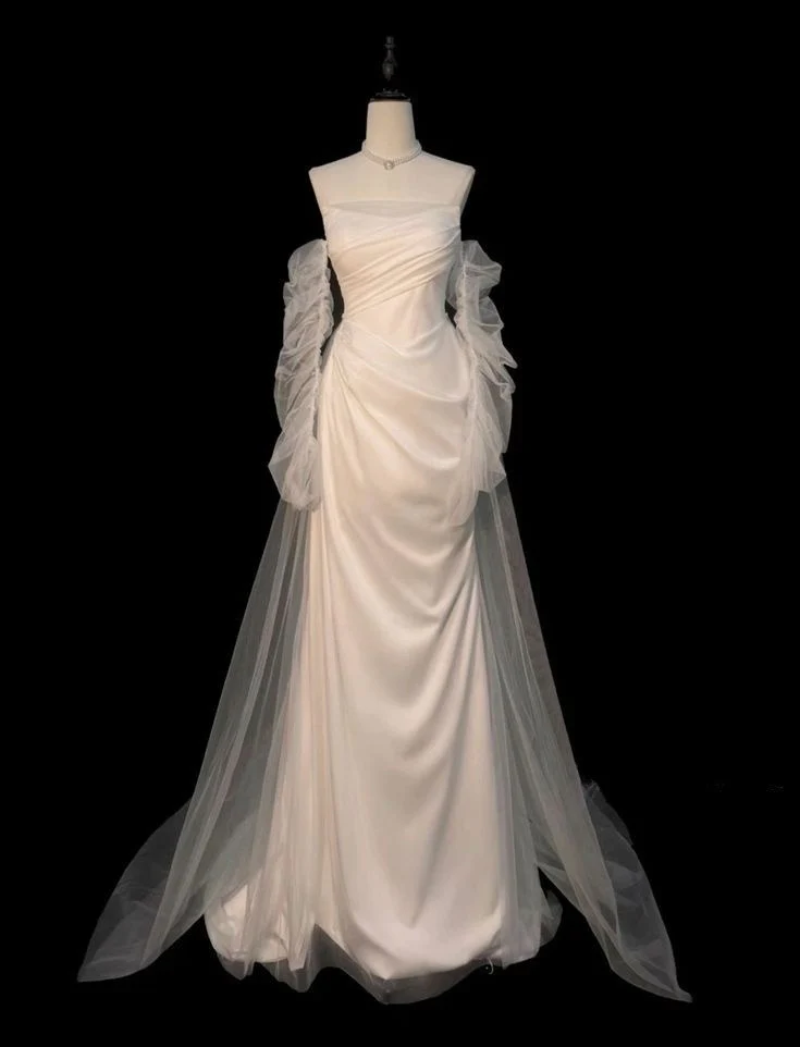 Long Bridal Gown Wedding Party Dress    fg7823