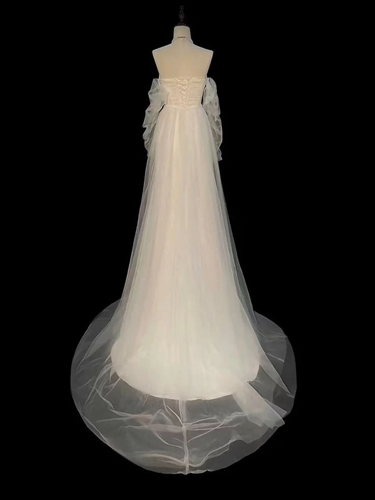 Long Bridal Gown Wedding Party Dress    fg7823 - Image 2