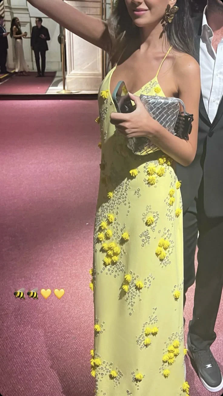 New Arrive Yellow Party Dress Evening Dress Long Prom Dresses fg7866 - Image 3