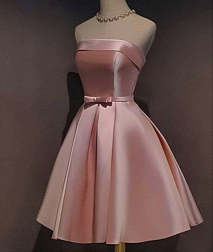 Pink Homecoming Dress Lovely Short Party Dress fg7998 - Image 2