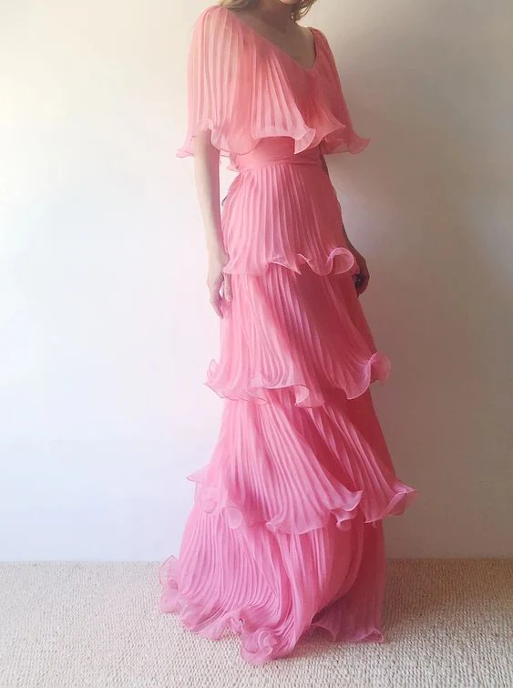 Pink Prom Dress Women Sexy Dresses Elegant Party Dress     fg1964 - Image 3