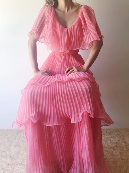 Pink Prom Dress Women Sexy Dresses Elegant Party Dress     fg1964 - Image 5