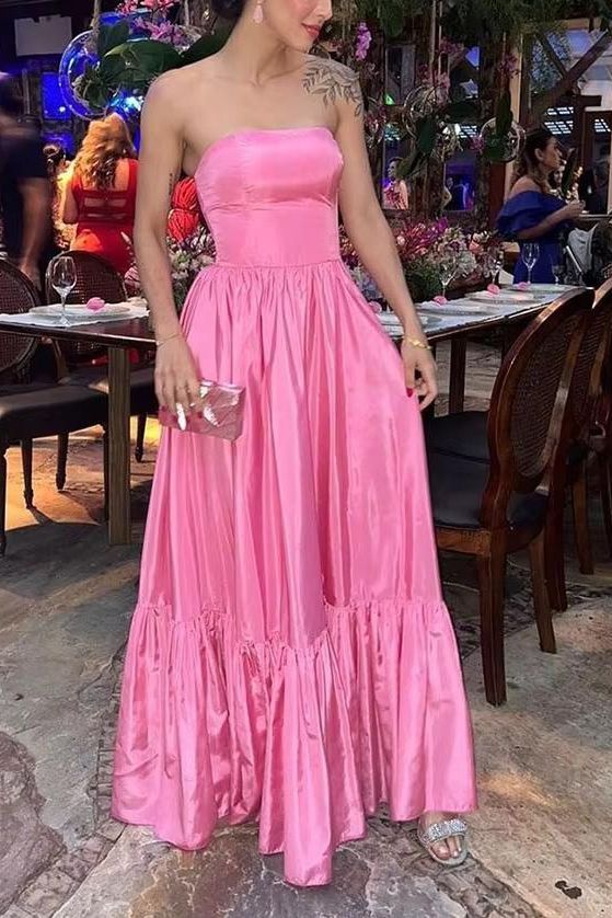 Pink Prom Dress Women Sexy Dresses Elegant Party Dress     fg1968 - Image 4