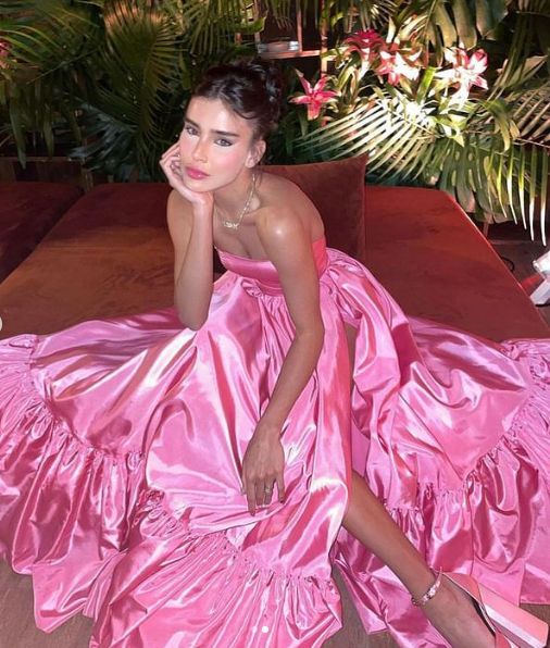 Pink Prom Dress Women Sexy Dresses Elegant Party Dress     fg1968 - Image 5