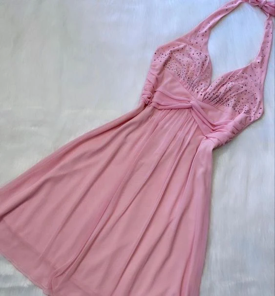 Pink Short Homecoming Dress,Sexy Party Dress       fg5580 - Image 2