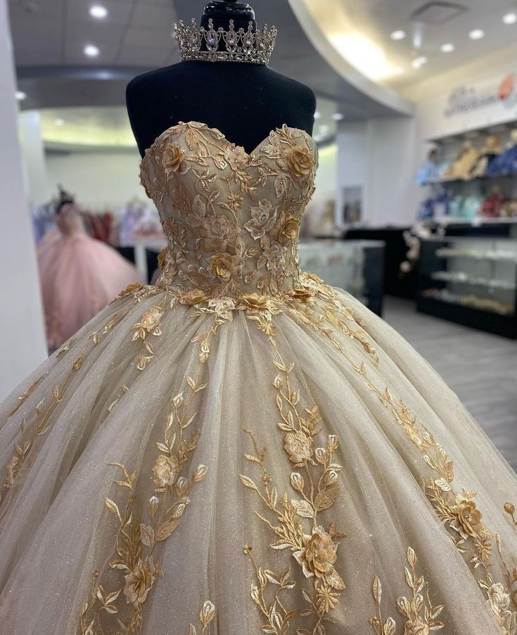 Quinceanera Dress Prom Ball Gowns Applique Corset Back Prom Sweet 16 Dress     fg4078 - Image 3