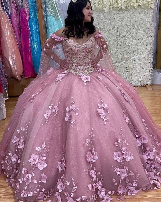 Quinceanera Dresses Girls Sweet Birthday Party Ball Gown Dress fg4462 - Image 2