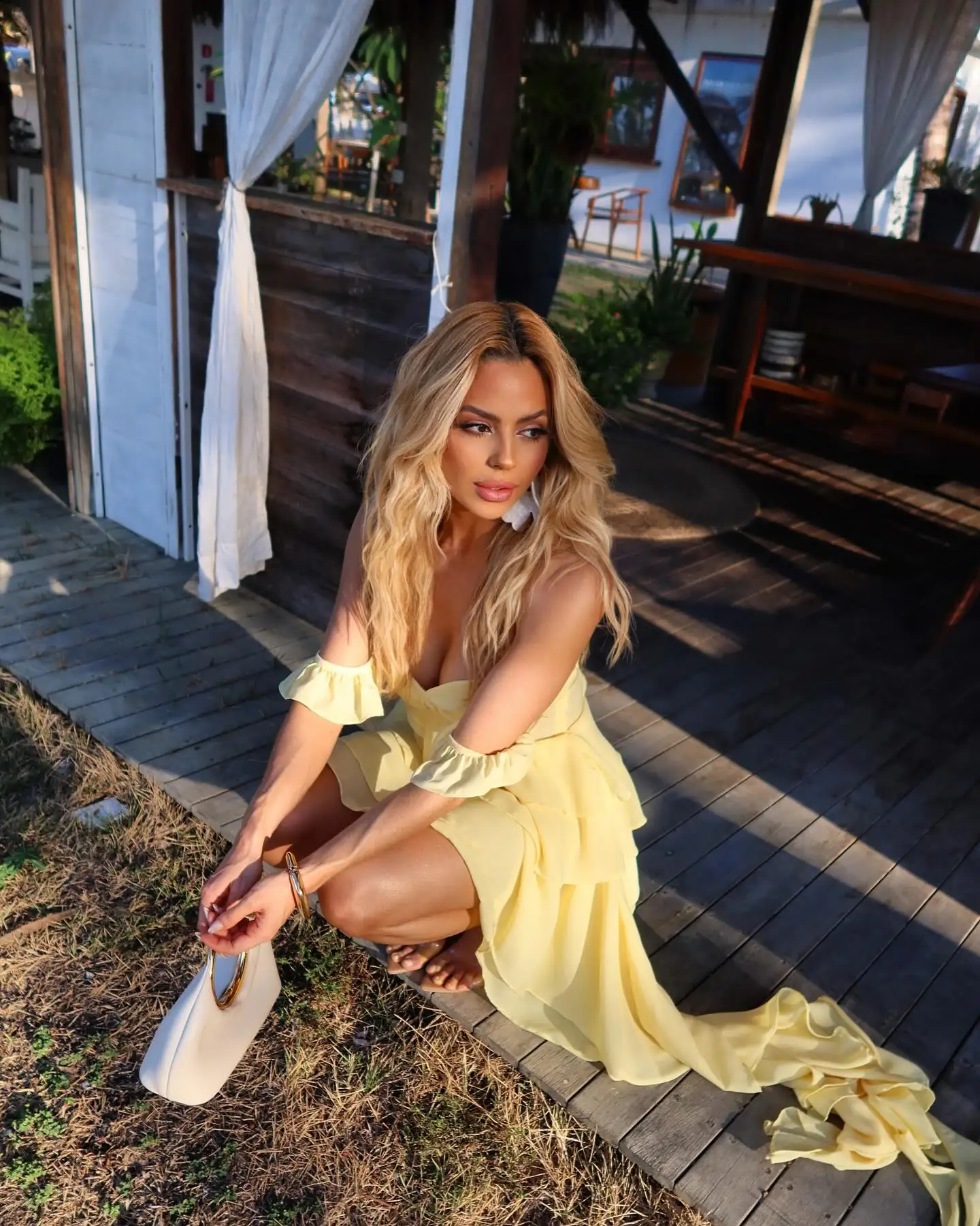 Ruffle Dress Women Summer Party Off Shoulder Dresses Elegant Mini Party Dress    fg7838 - Image 3