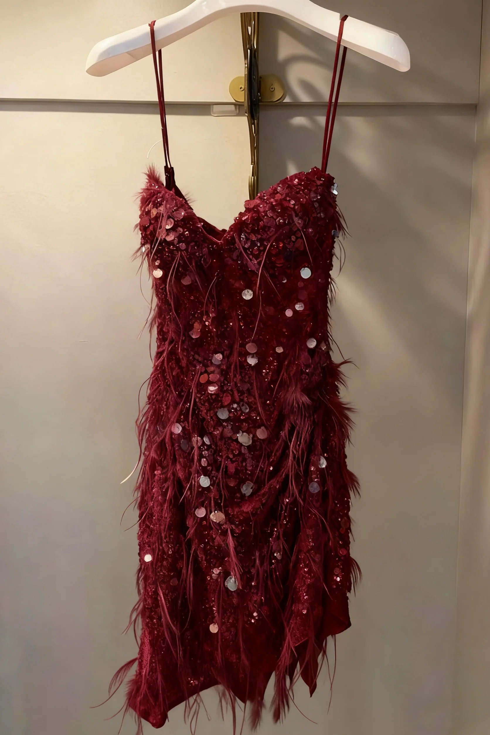 Sequin prom dresses, sheath short prom dresses fg1195 - Image 6