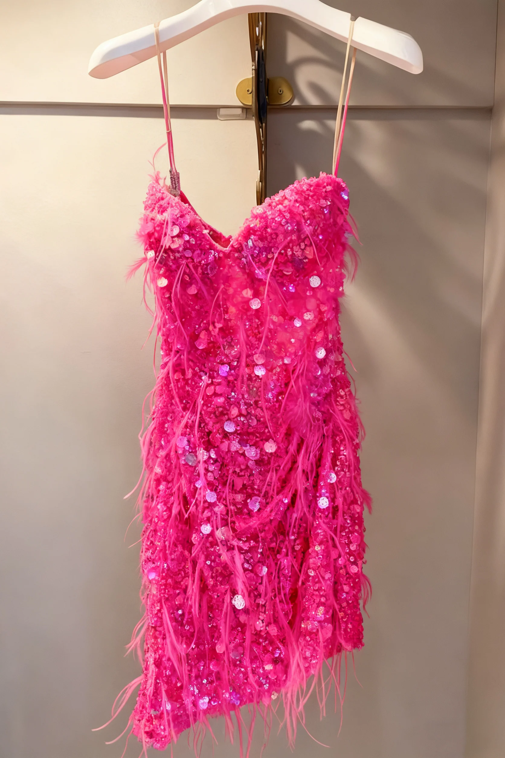 Sequin prom dresses, sheath short prom dresses fg1195 - Image 7