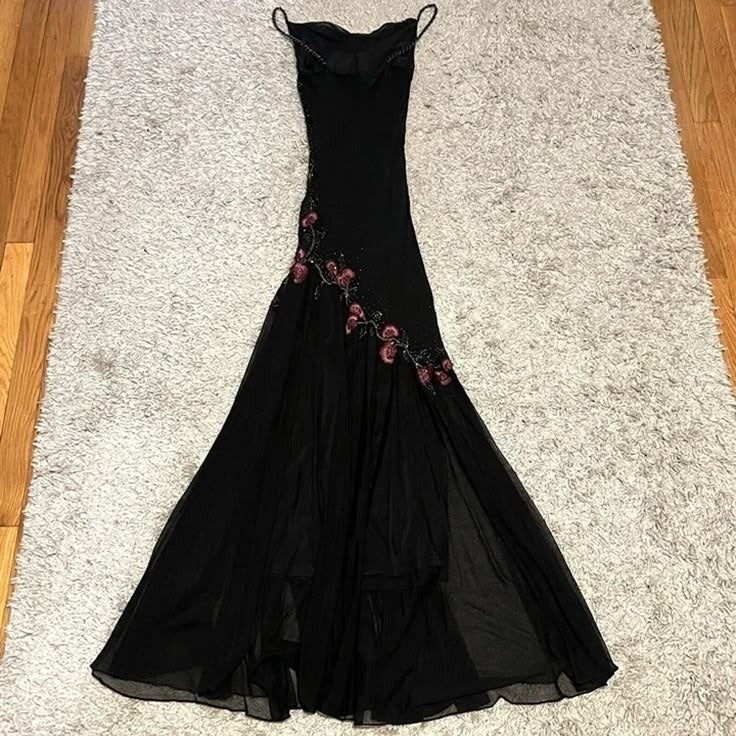 Sexy Black Prom Dresses For Girls Formal Birthday Party Gowns      fg3648 - Image 4