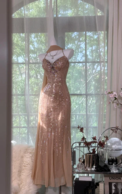 Sexy Mermaid Beading Prom Party Dress 21st Birthday Outfit fg8591