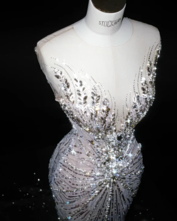 Sexy Mermaid Sequin Prom Party Dress Luxurious Evening Dress fg8669 - Image 3