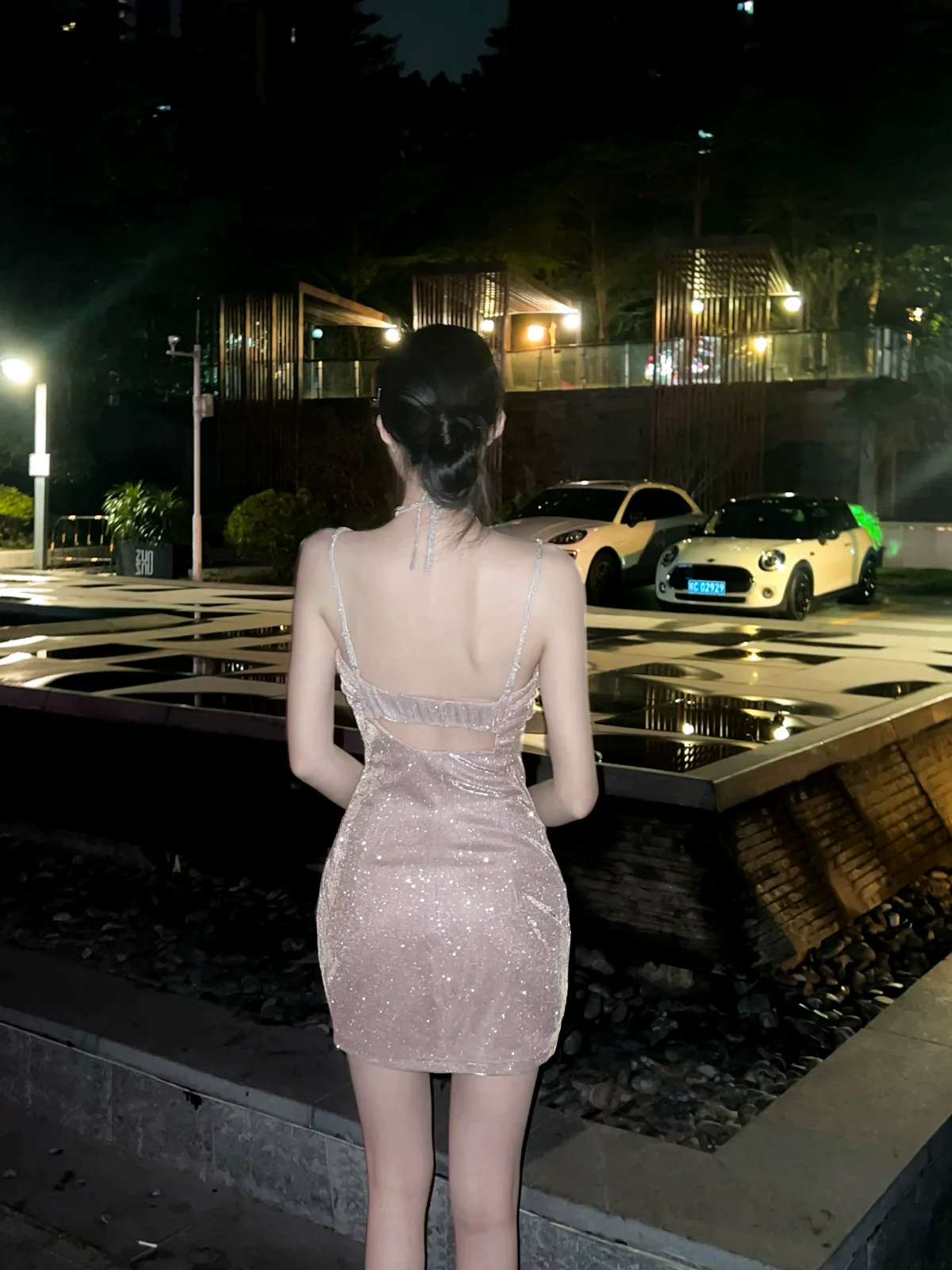 Sexy Shinny Short Evening Dress Cocktail Dresses Short Birthday Party Dress fg7886 - Image 2