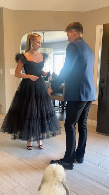 Black Prom Dress, Evening Gown fg3180 - Image 3