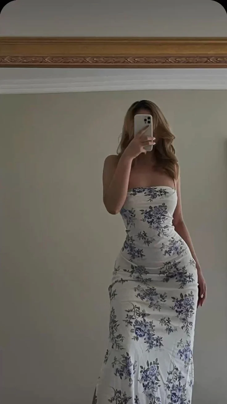 Sexy Women Dress Print New Prom Dress Evening Party Dresses fg7787