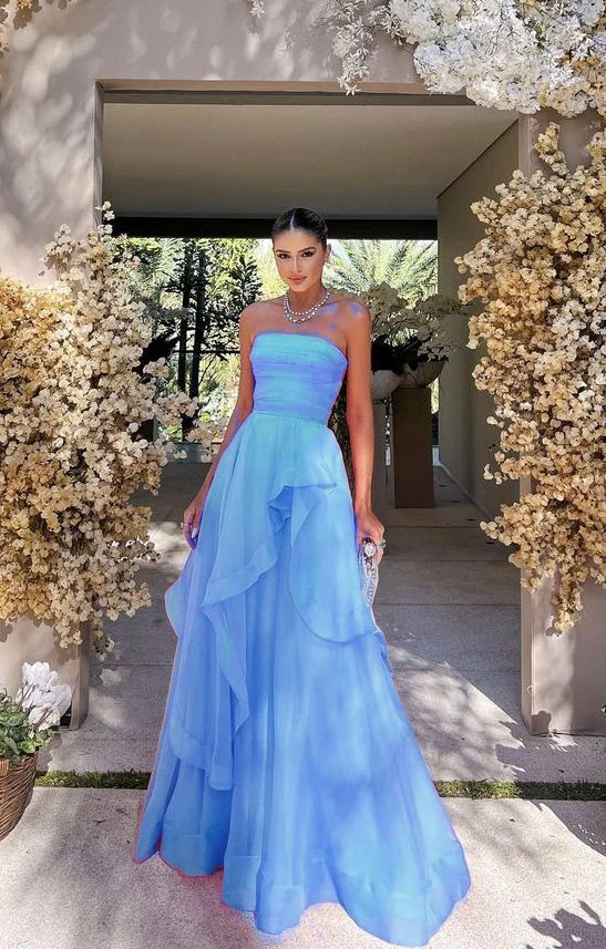 simple pink prom dress,modest evening dresses      fg1002 - Image 10