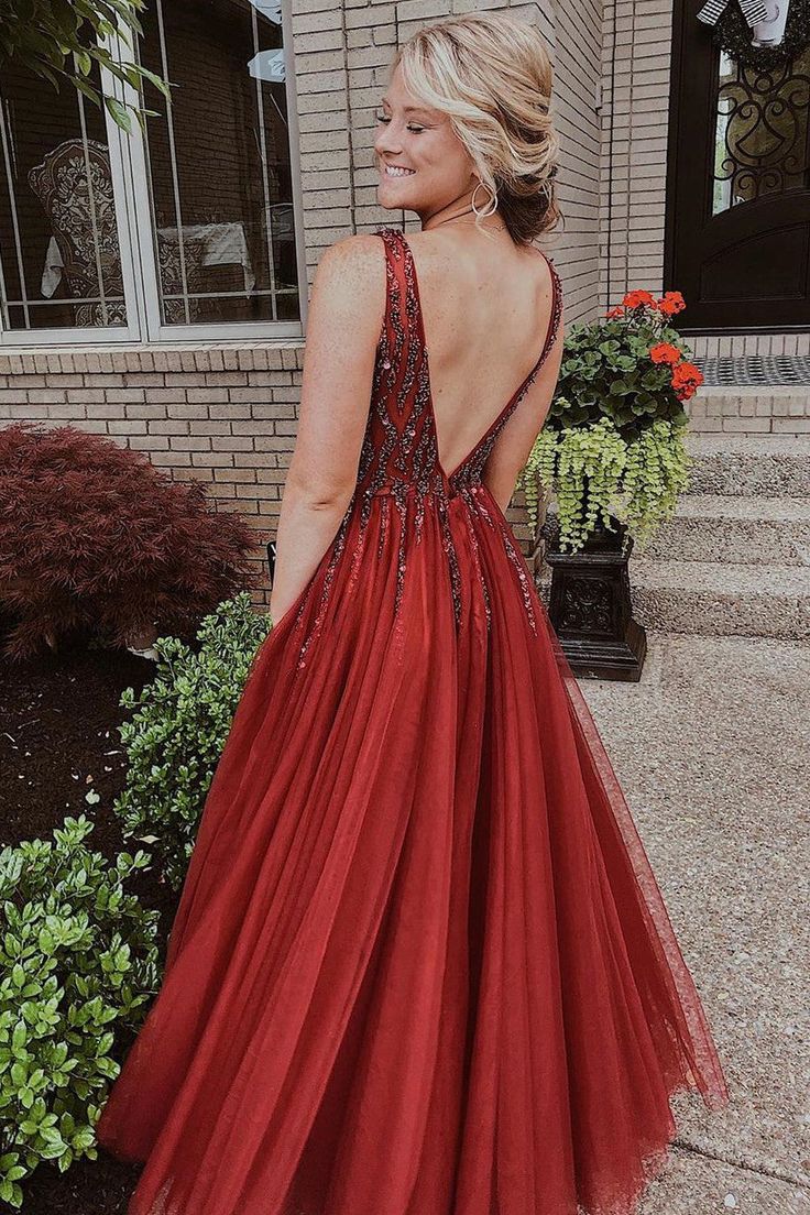 Sparkly Long Prom Dress with Beaded Top     fg3168 - Image 2