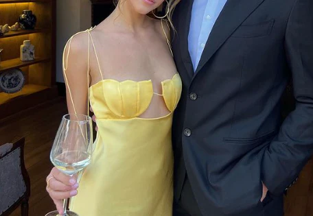 Yellow Party Prom Dress Fashion Evening Gown fg4676 - Image 4