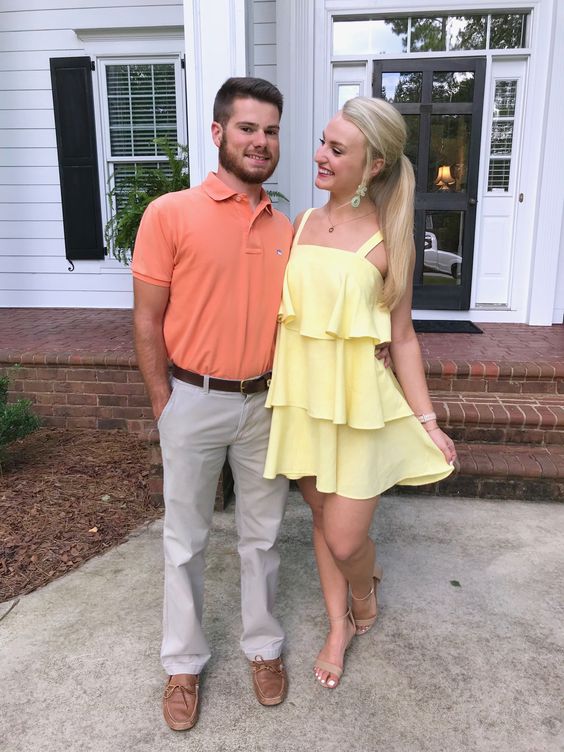 Yellow Short Homecoming Dress Party Dresses      fg3624 - Image 2